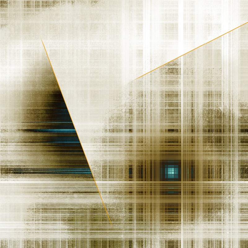 Edzer Dillema - Limes IV, digitale grafiek, sublimatieprint op aluminium